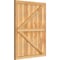Ekena Millwork Framed Board-n-Batten Shutters w/Z-Bar, Rough Sawn Western Red Cedar, 32 1/4W x 41H, PR RBF06Z32X041RWR - alternate 5